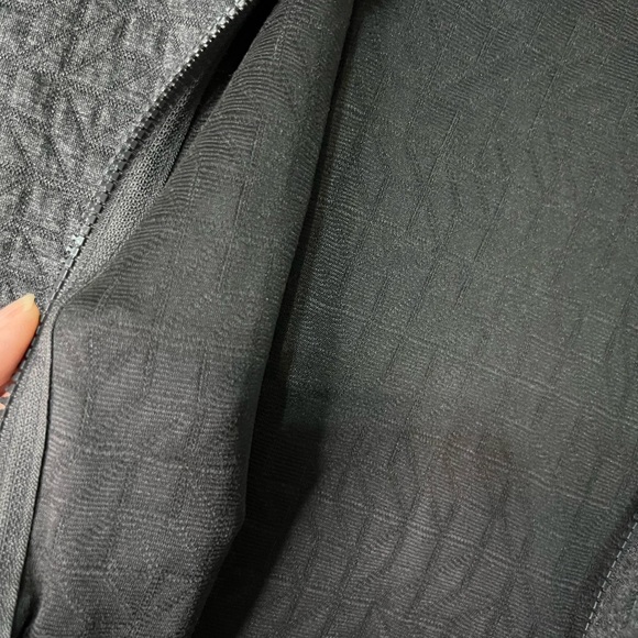 Liz Claiborne Gray Quilted Jacket (Sz XL) - Picture 8 of 15